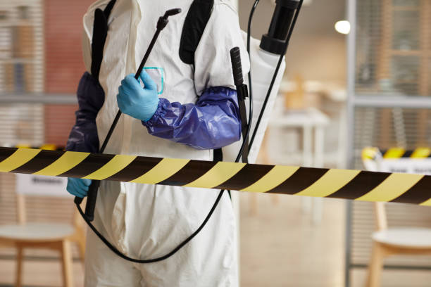 Professional Biohazard Cleanup technician working in Russellville, IN